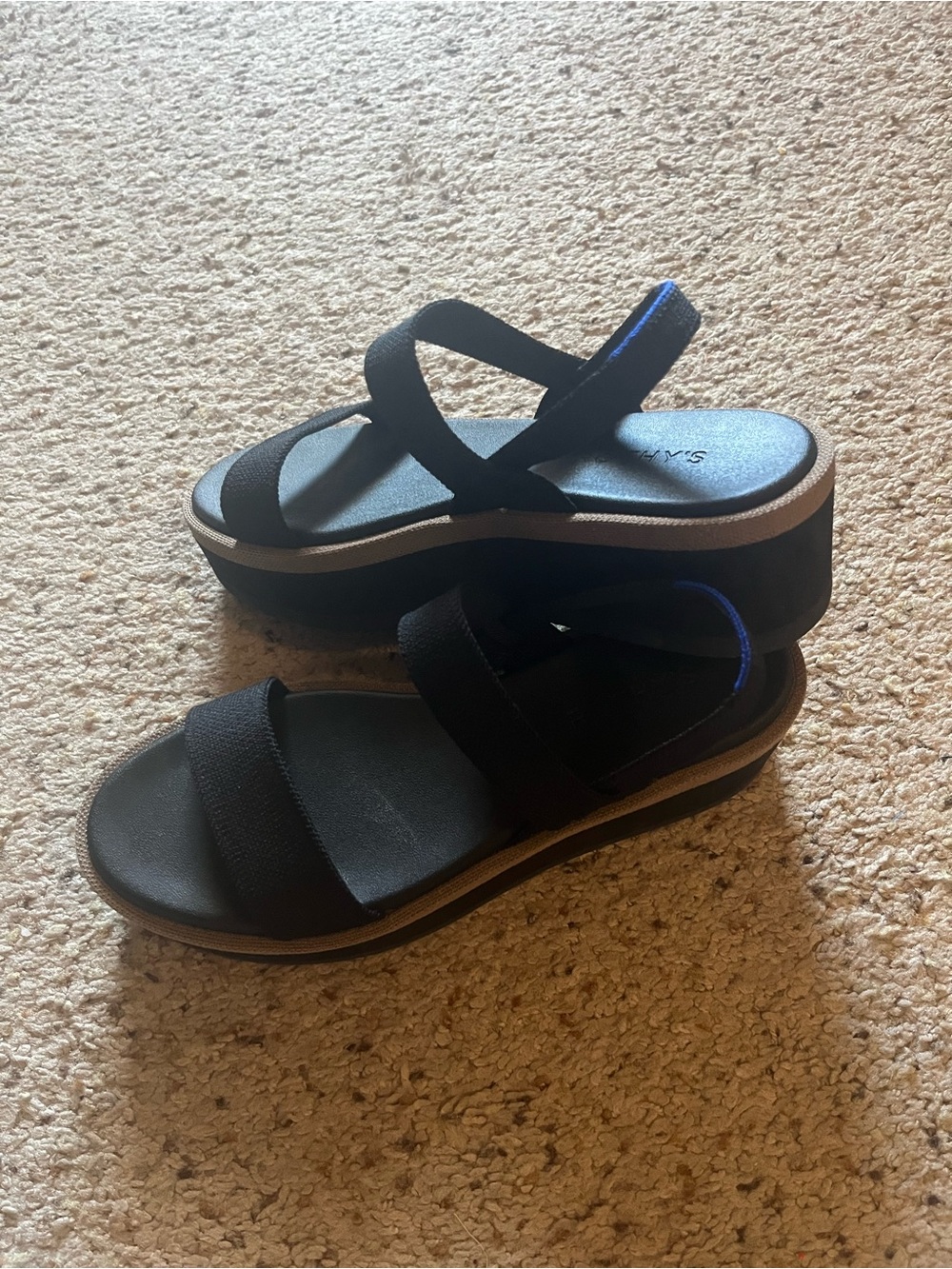 Rothy's Black Platform Sandals - Picture 13 of 13